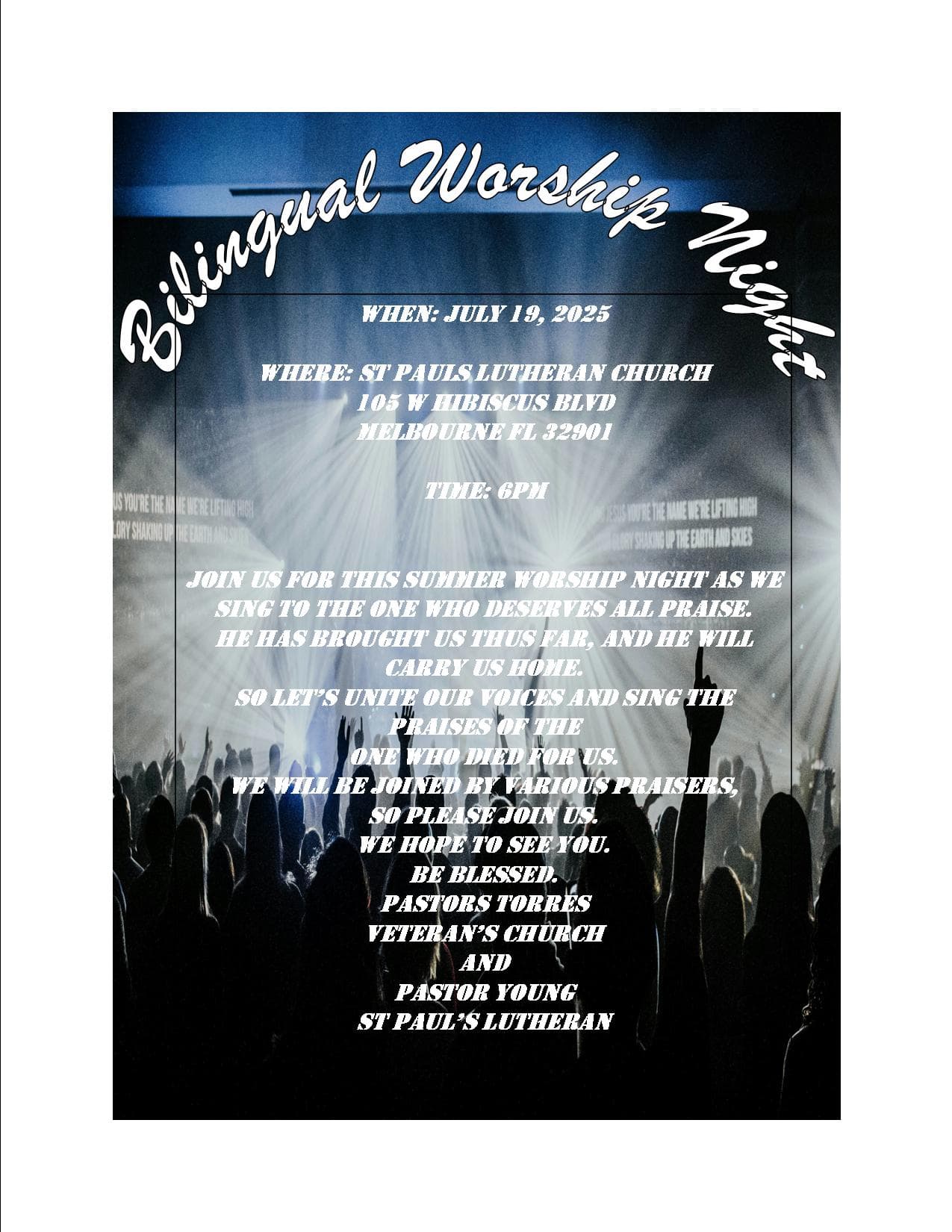 image of Summer Worship Night